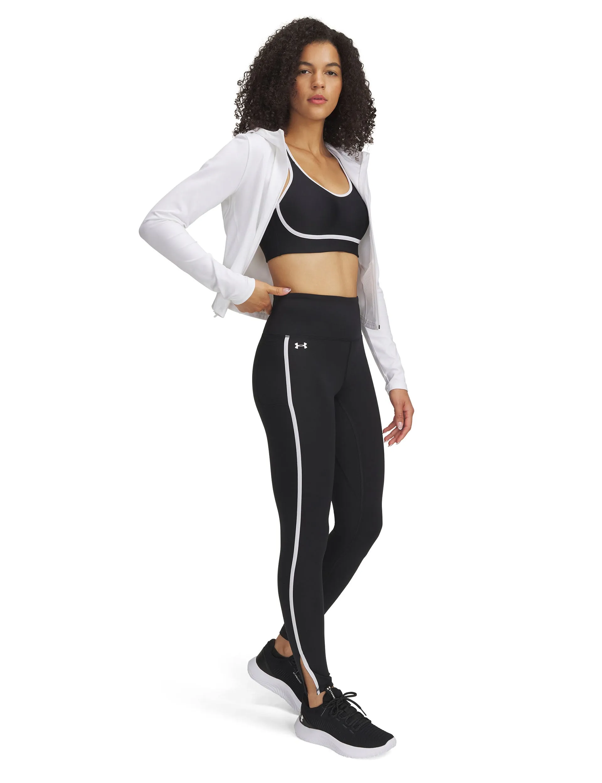 Motion Piped Leggings - Black/White