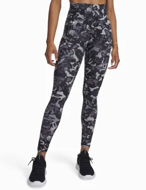 Motion Printed Leggings - Black/Titan Grey