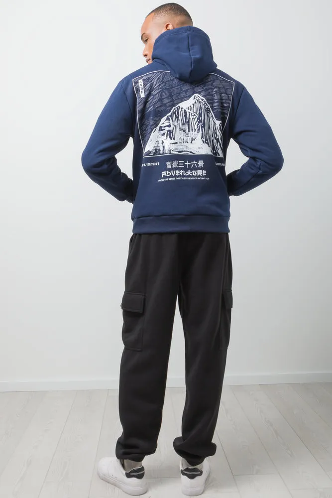 Mountain Hoodie Navy