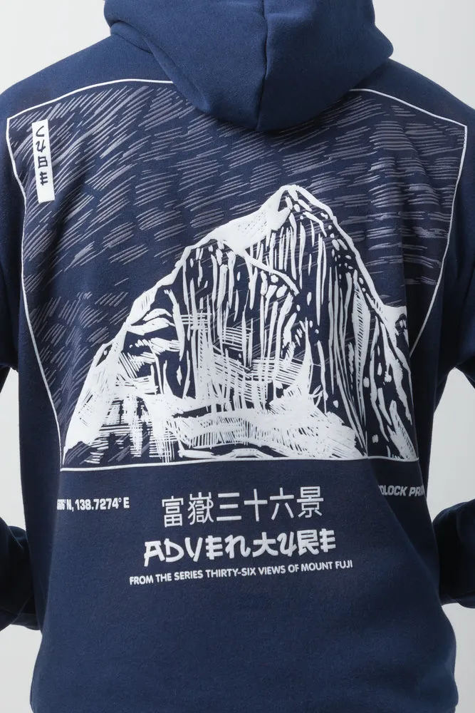 Mountain Hoodie Navy