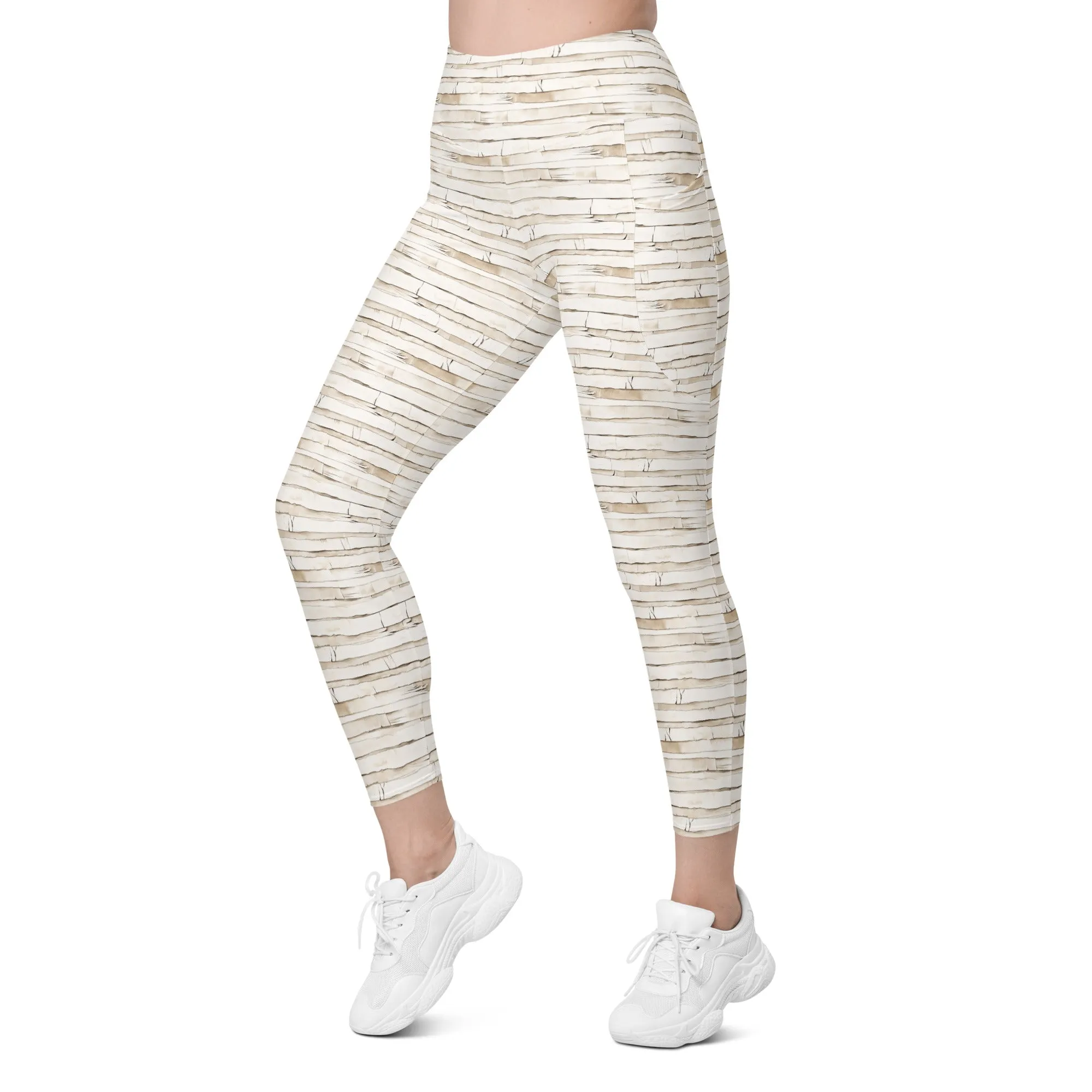 Mummy Wrapped Leggings with Pockets