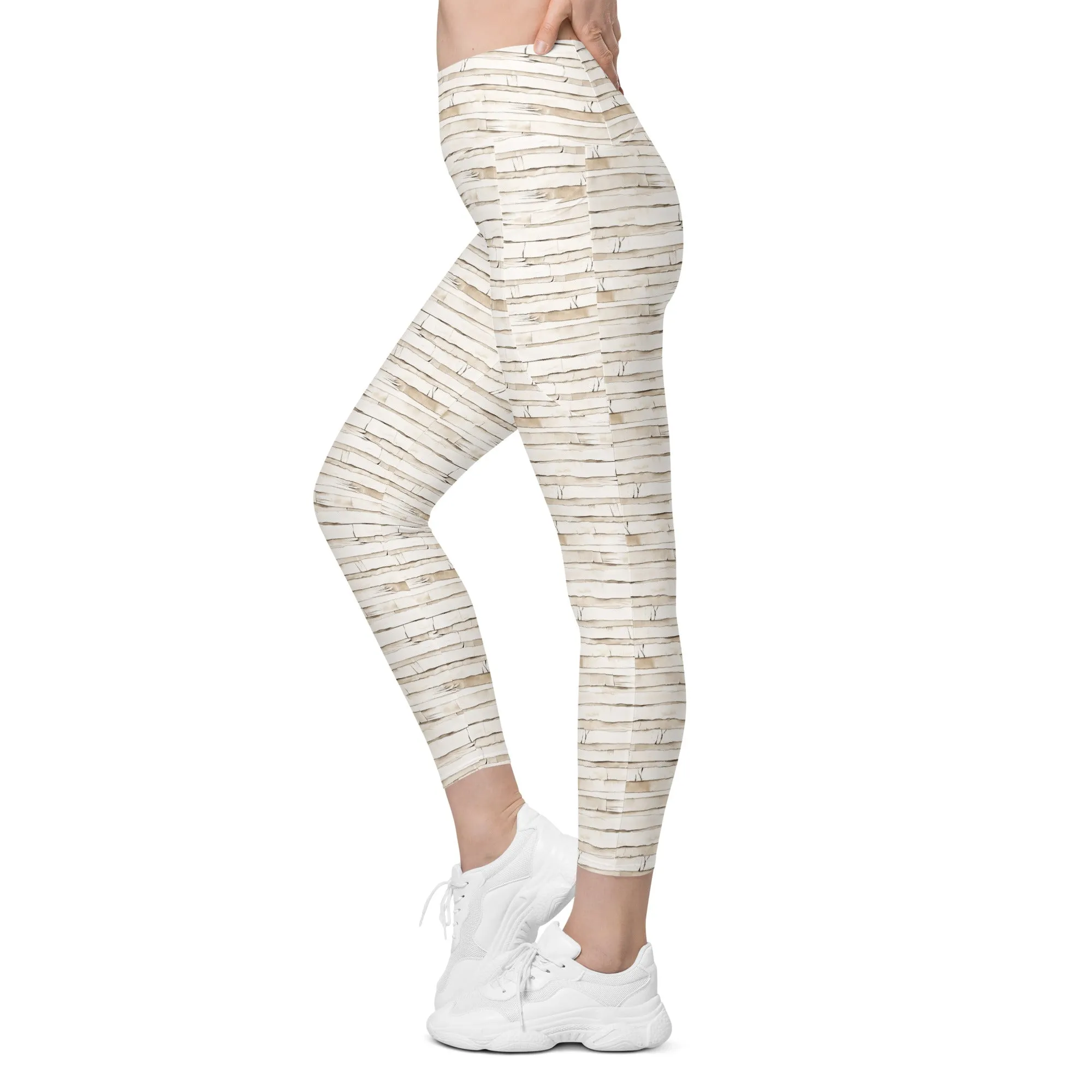 Mummy Wrapped Leggings with Pockets