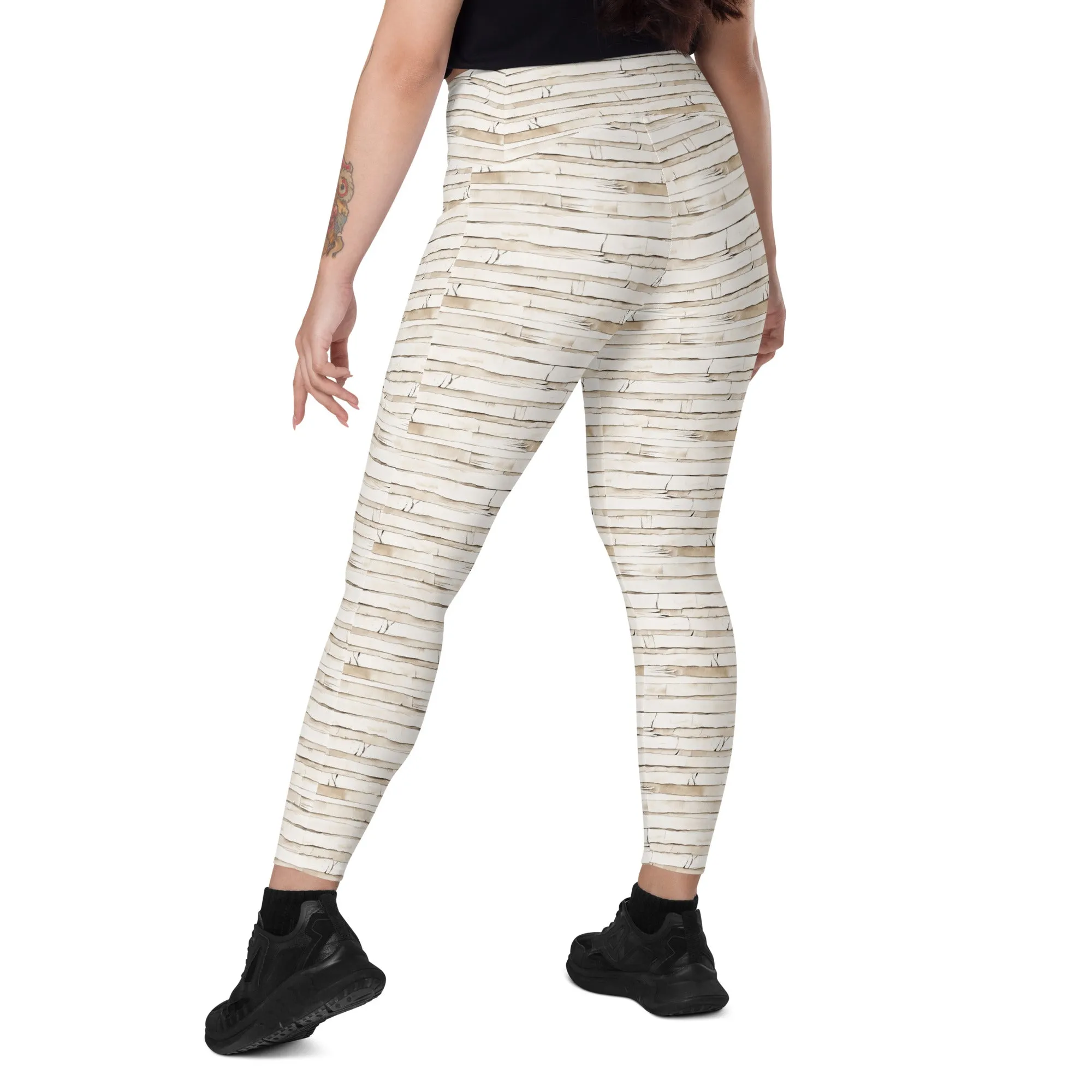 Mummy Wrapped Leggings with Pockets