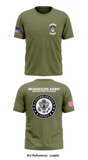 Muskegon station Store 1 Core Men's SS Performance Tee - VlNBrt