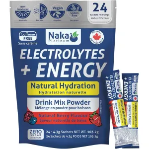 Naka Electrolytes   Energy Natural Sport Drink Mix - 24 sachets