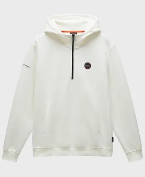 Napapijri Badge Hzh Hoodie White Heron