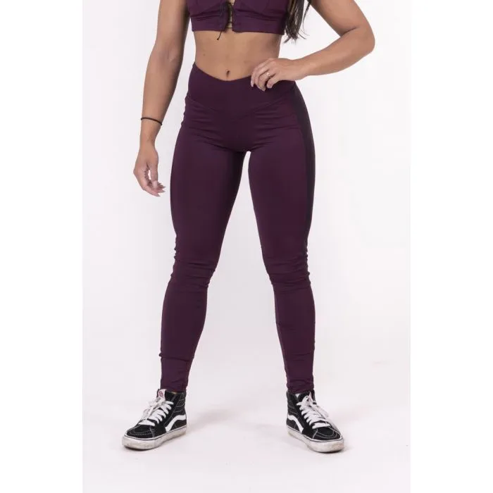 Nebbia Flash Mesh Leggings 663 - Burgundy