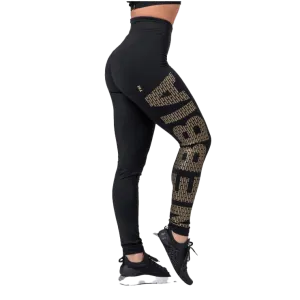 Nebbia Gold NEBBIA print leggings 827 Black