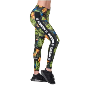 Nebbia High-Waist Performance Leggings 567- Jungle Green