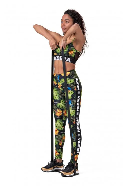 Nebbia High-Waist Performance Leggings 567- Jungle Green