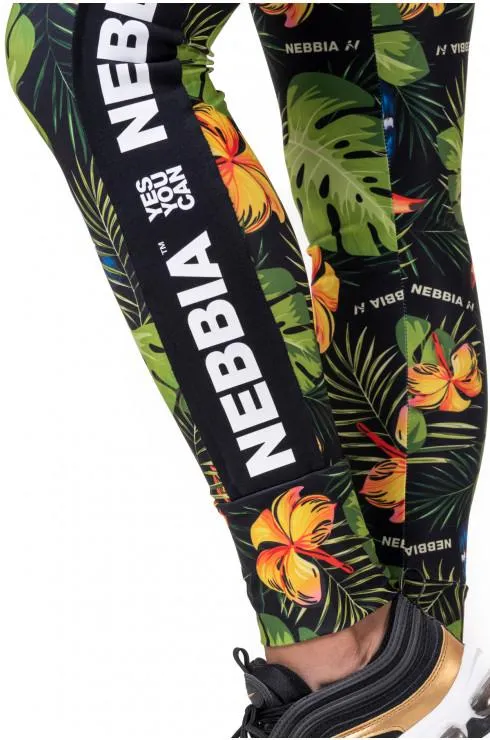 Nebbia High-Waist Performance Leggings 567- Jungle Green