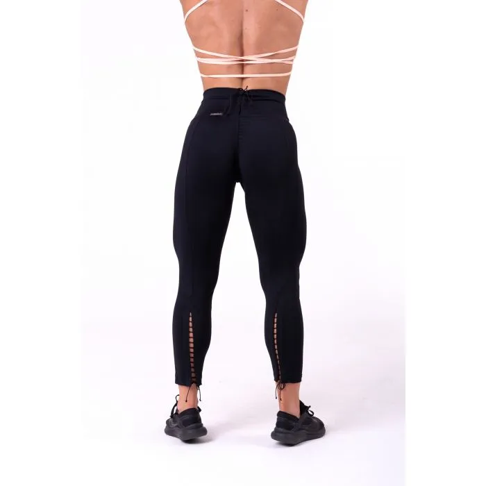 Nebbia Lace-Up 7/8 Leggings 661 - Black
