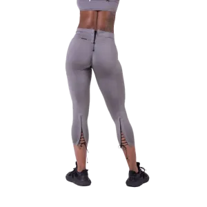 Nebbia Lace-Up 7/8 Leggings 661 - Metal
