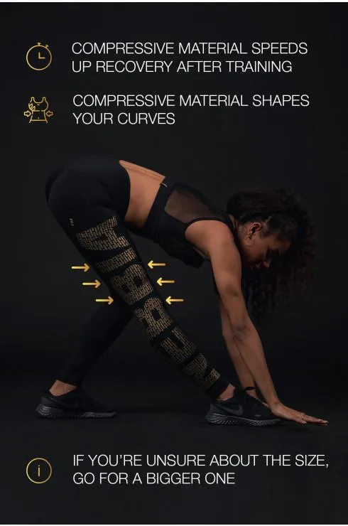 Nebbia Leggings Gold Classic 801 Black