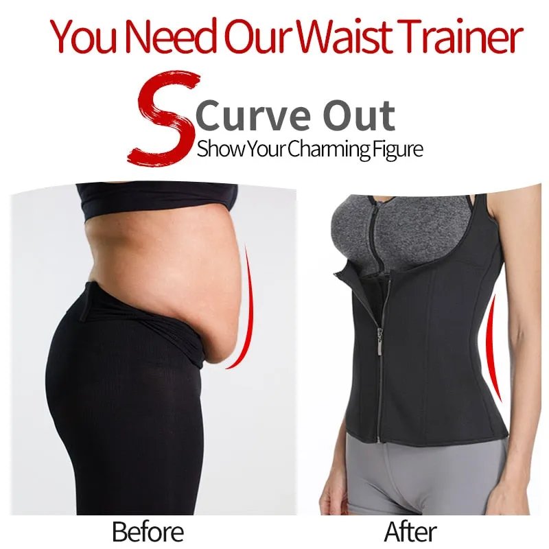 Neoprene Waist Trainer Vest for Slimming and Fitness