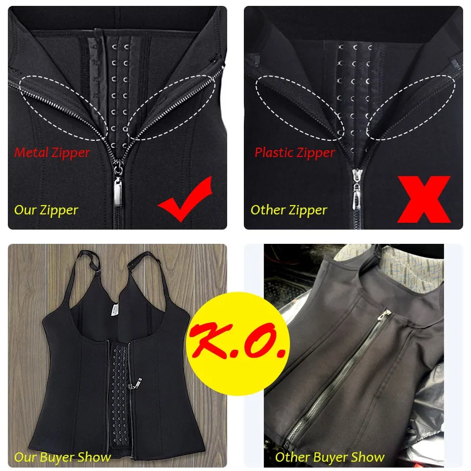 Neoprene Waist Trainer Vest for Slimming and Fitness