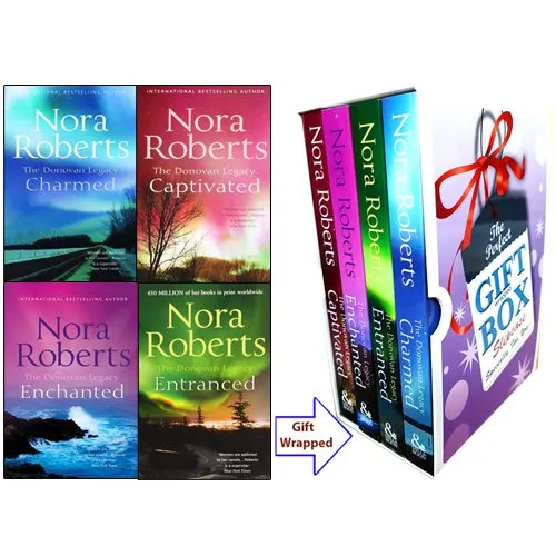 Nora Roberts Collection 4 Books Bundle Gift Wrapped Slipcase Specially For You