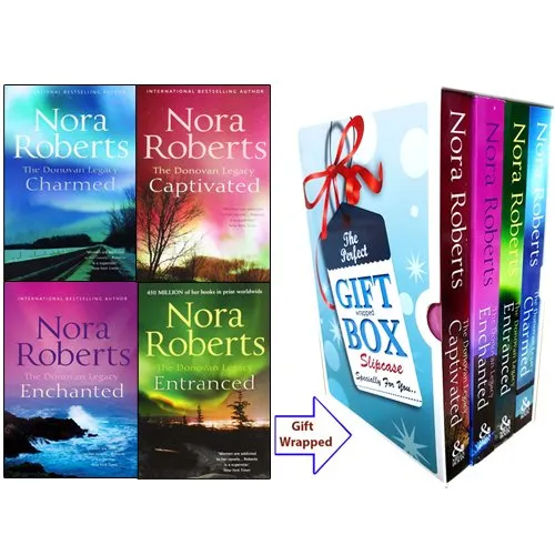 Nora Roberts Collection 4 Books Bundle Gift Wrapped Slipcase Specially For You