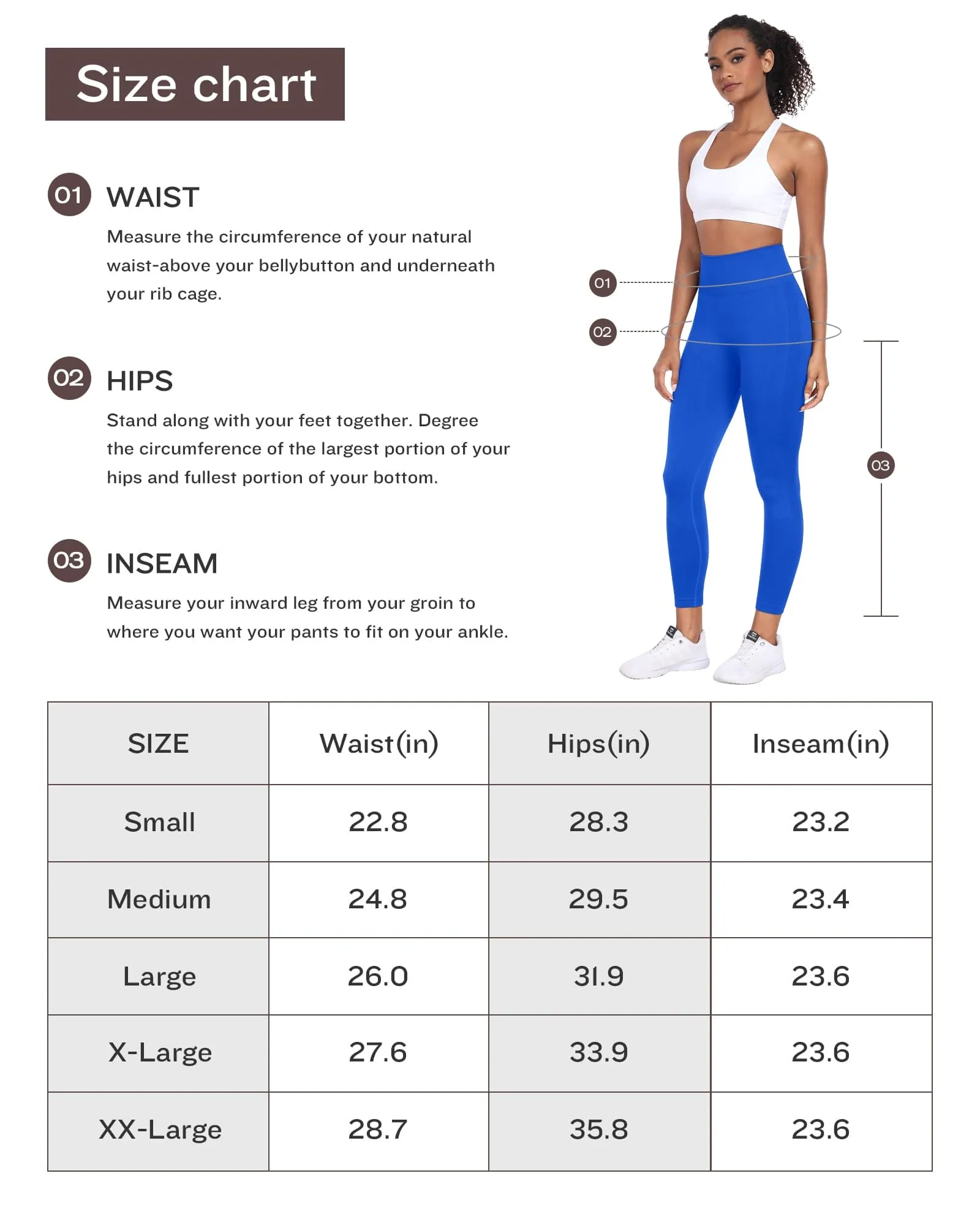 NORMOV Seamless Workout Butt Lifting Leggings - Booty Scrunch Gym Leggings for Women(Blue,S)