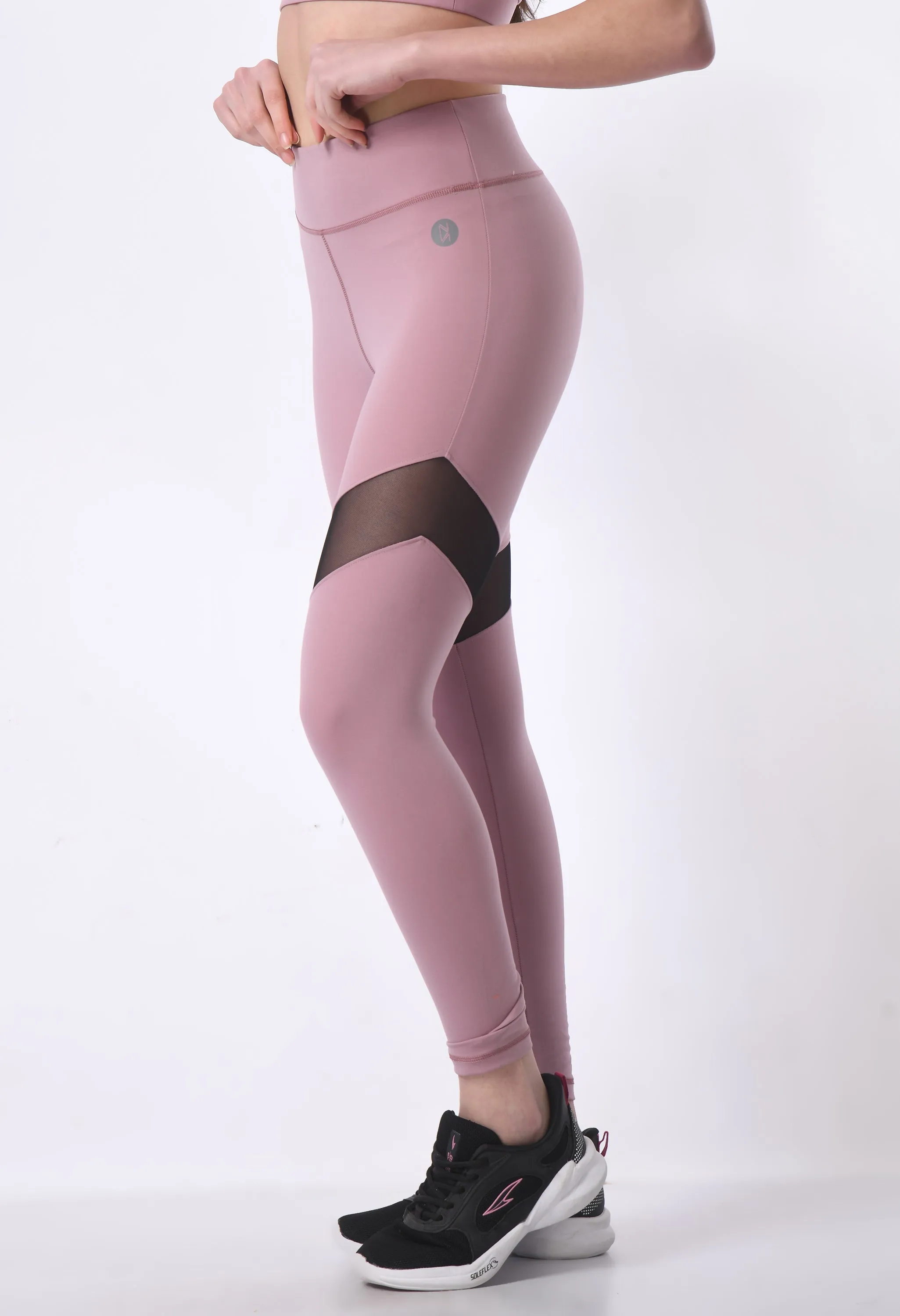 NotchFlex High Waist Leggings - Blush Pink