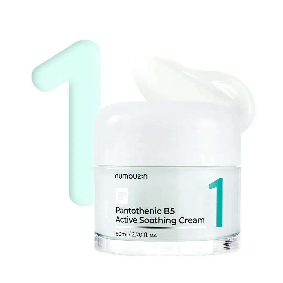 Numbuzin No.1 Pantothenic B5 Active Soothing Cream - 80ml