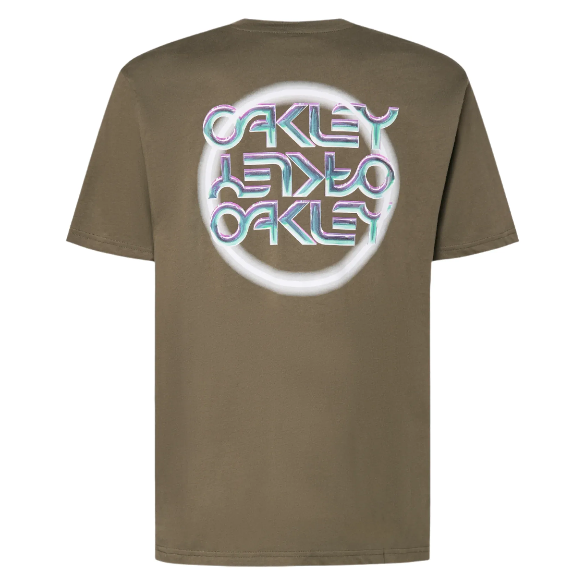 Oakley Mtl Ringed Mens Tshirt - New Dark Brush