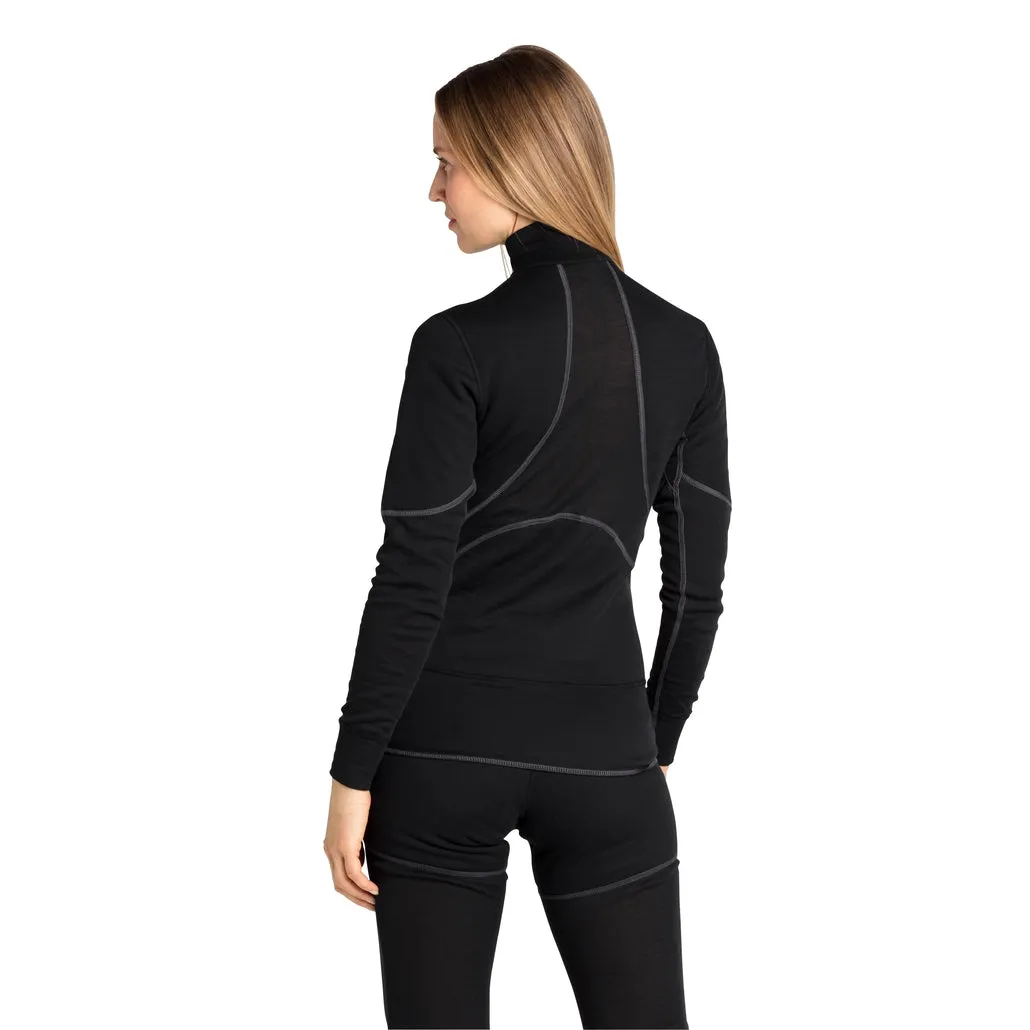 Odlo Couche de base à col montant zippé ACTIVE X-WARM ECO Femme