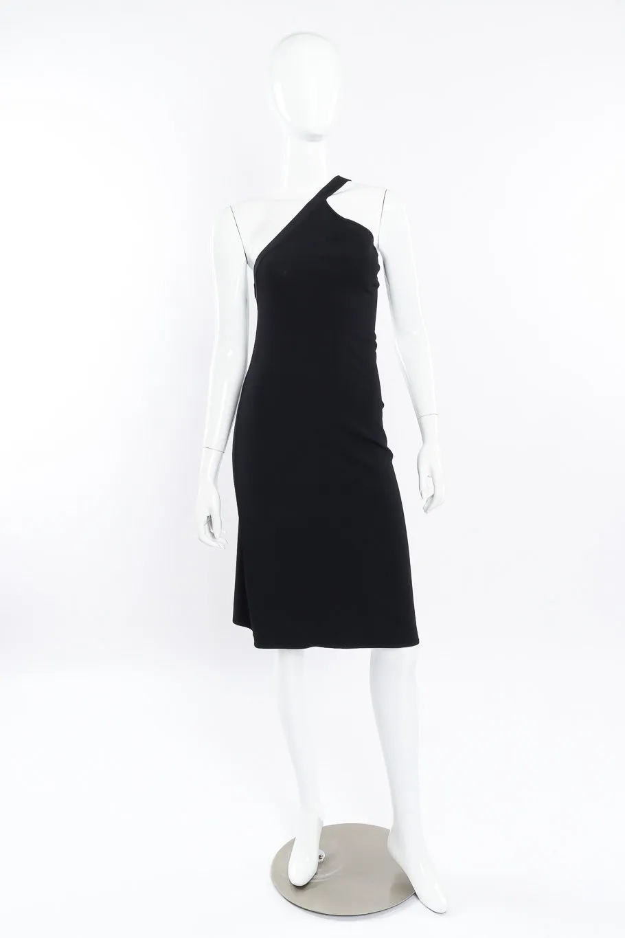 One-Shoulder Jersey Knit Dress