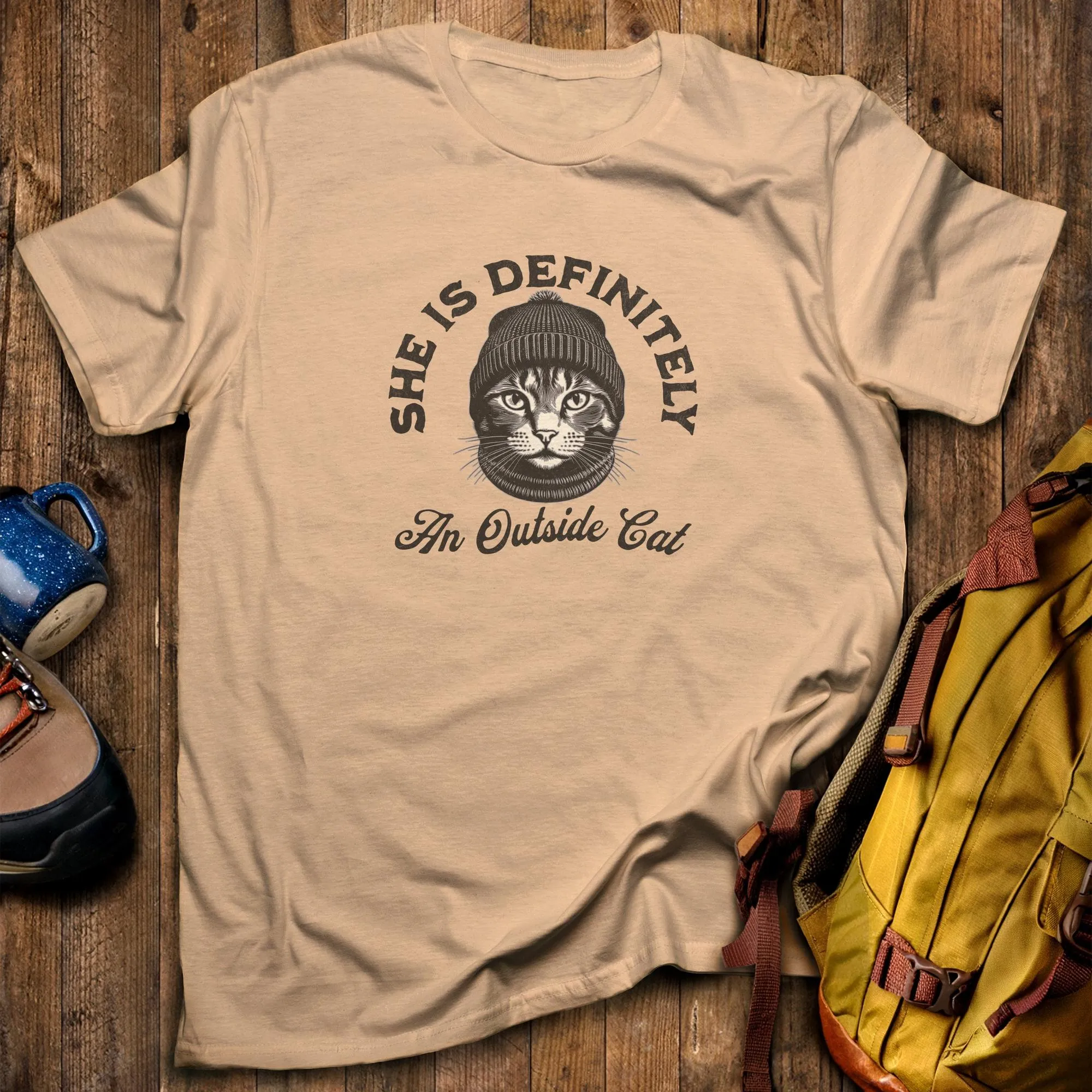 Outside Cat T-Shirt