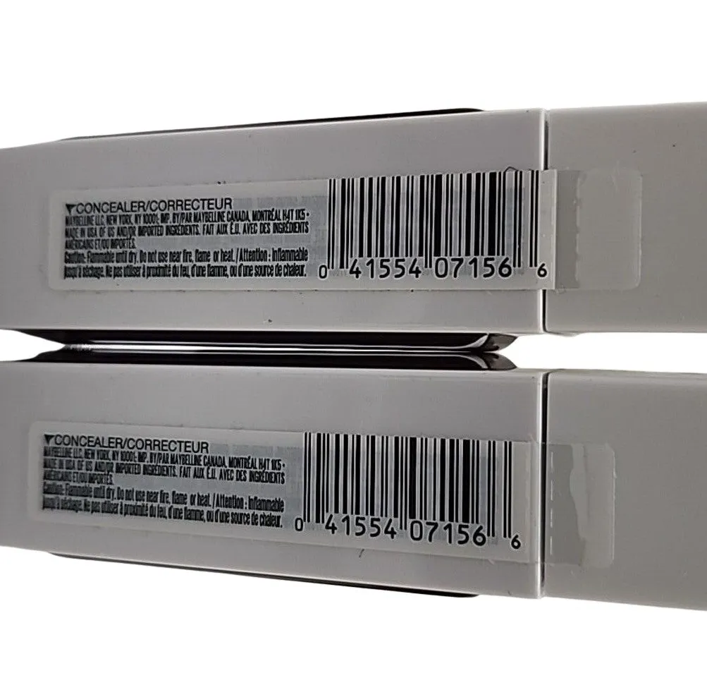 Pack of 2 Maybelline New York Up to 30H Concealer, 70