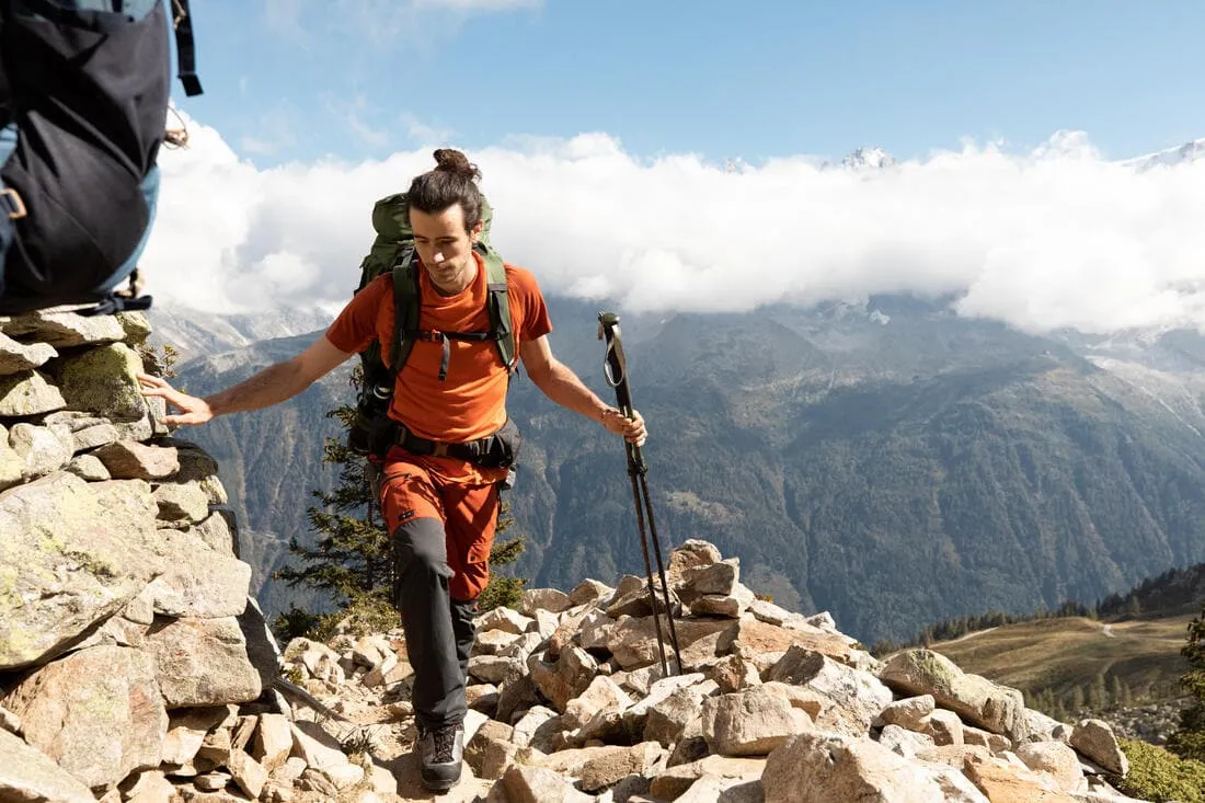 Pantalon résistant de trek montagne - MT500 Homme