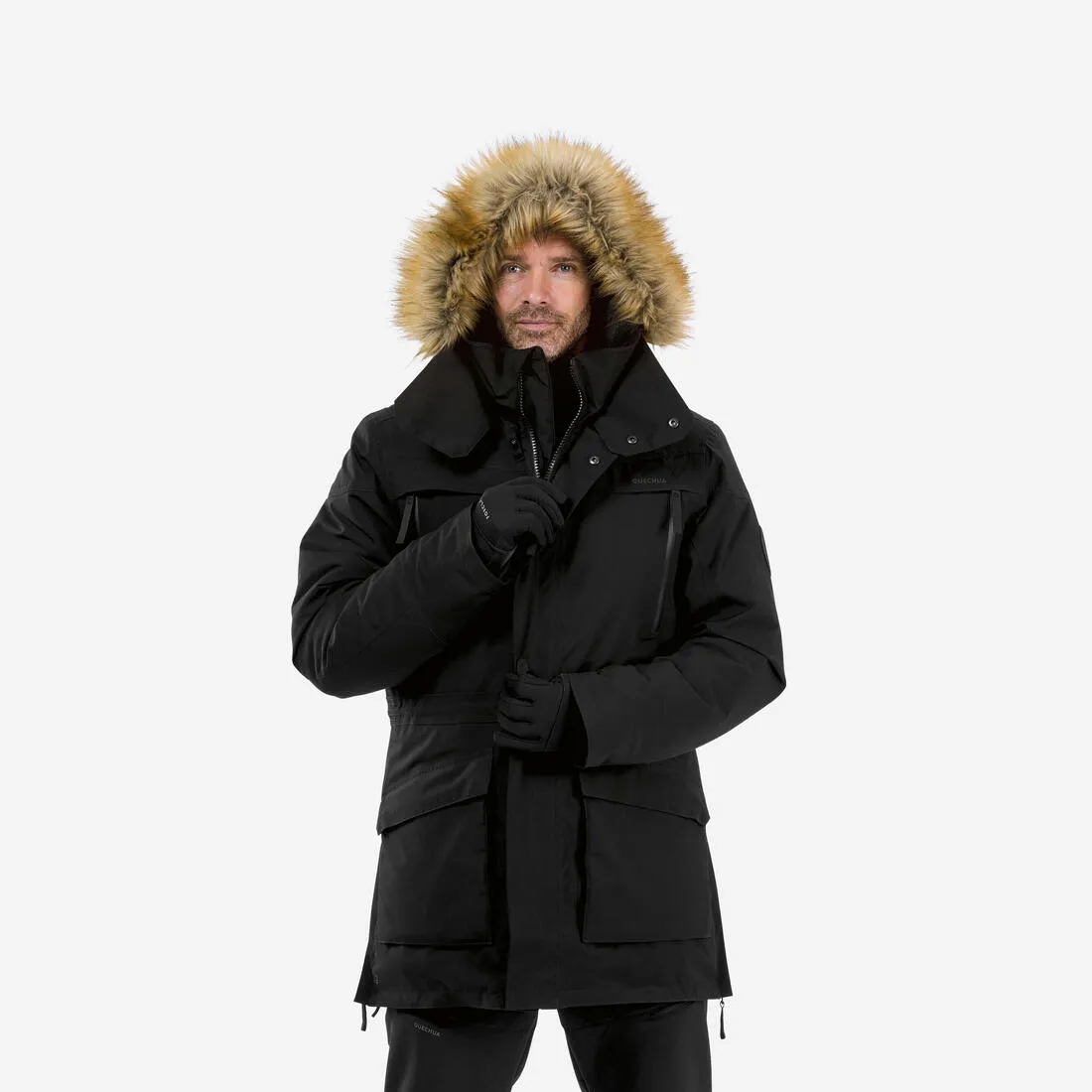 Parka hiver imperméable de randonnée - SH900 -20°C -  homme