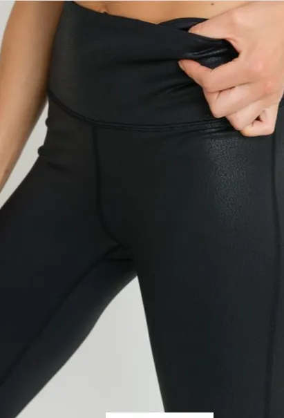 Pebble Foil Scale Full Length Leggings