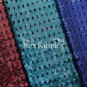 Peep Mesh B'Dazzled - 4-Way Stretch Nylon Spandex