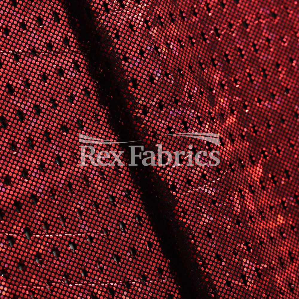 Peep Mesh B'Dazzled - 4-Way Stretch Nylon Spandex