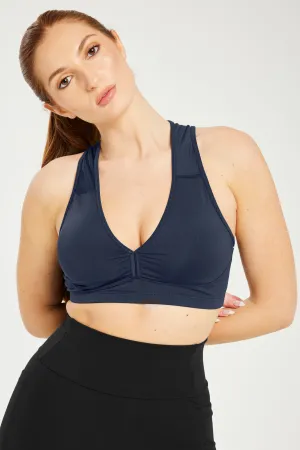 Performance Padded Deep V Midnight (FINAL SALE)