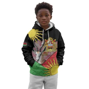 Personalized Africa Malawi Kid Hoodie Thomsons Gazelle With Lotus LT15