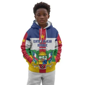 Personalized Central African Republic Kid Hoodie African Zo Kwe Zo LT01