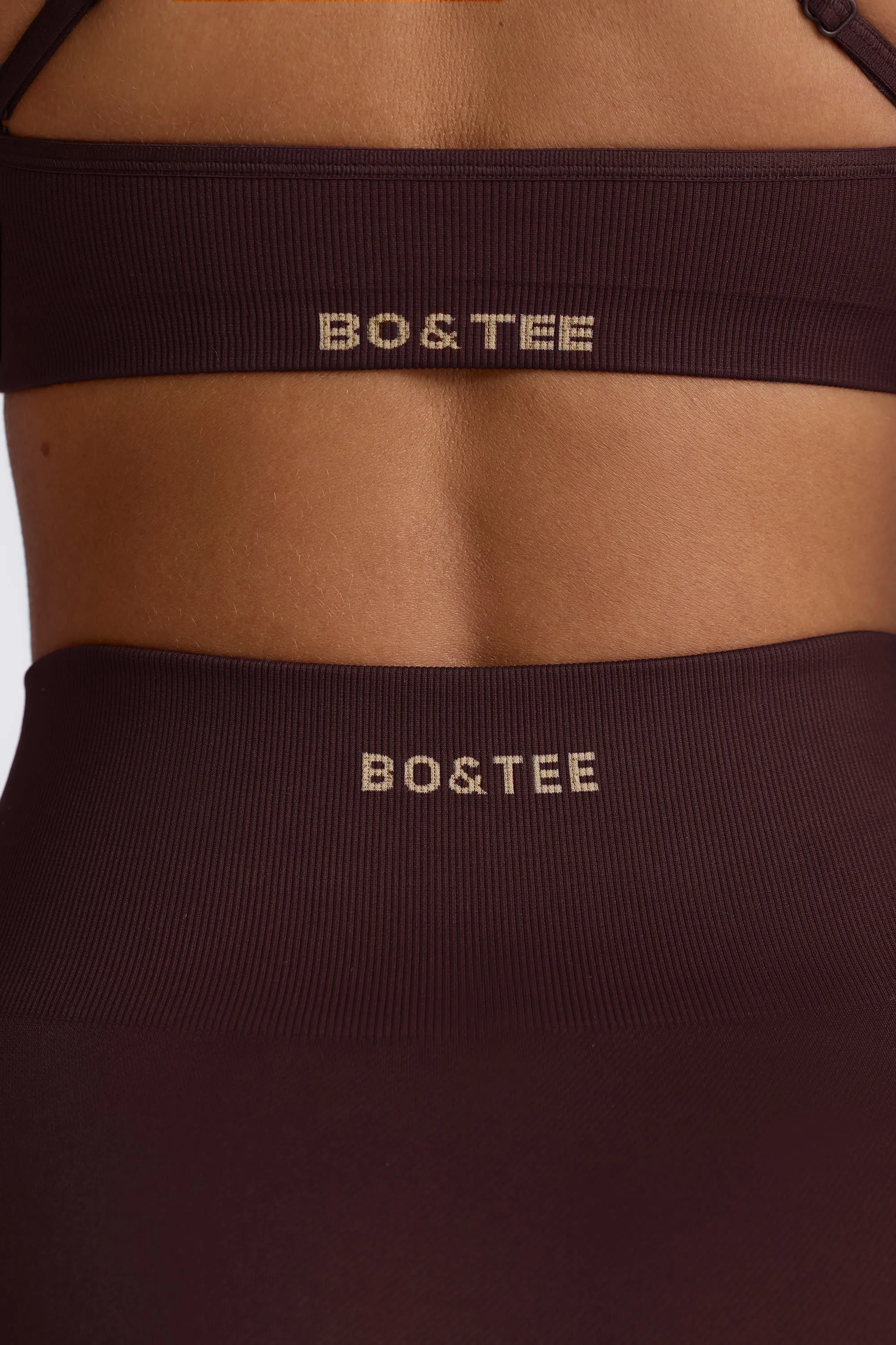 Petite Super Sculpt Seamless High-Waist Leggings in Chocolate