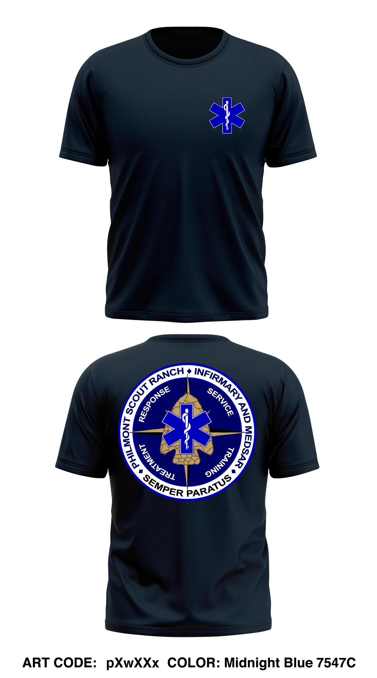 Philmont Scout Ranch Infirmary Store 1 Core Men's SS Performance Tee - pXwXXx
