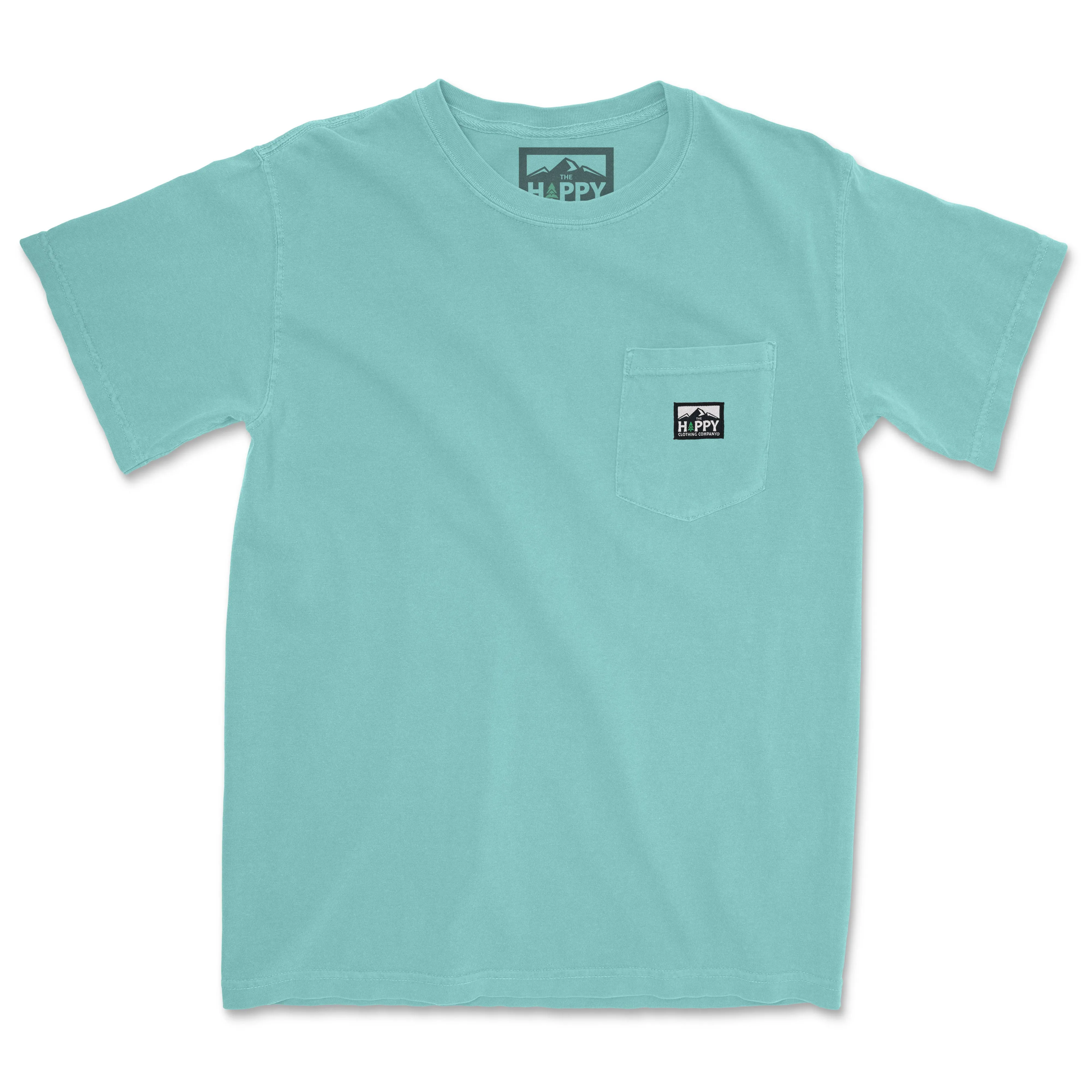 Pigment-Dyed Logo Label Pocket Tee