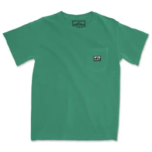 Pigment-Dyed Logo Label Pocket Tee