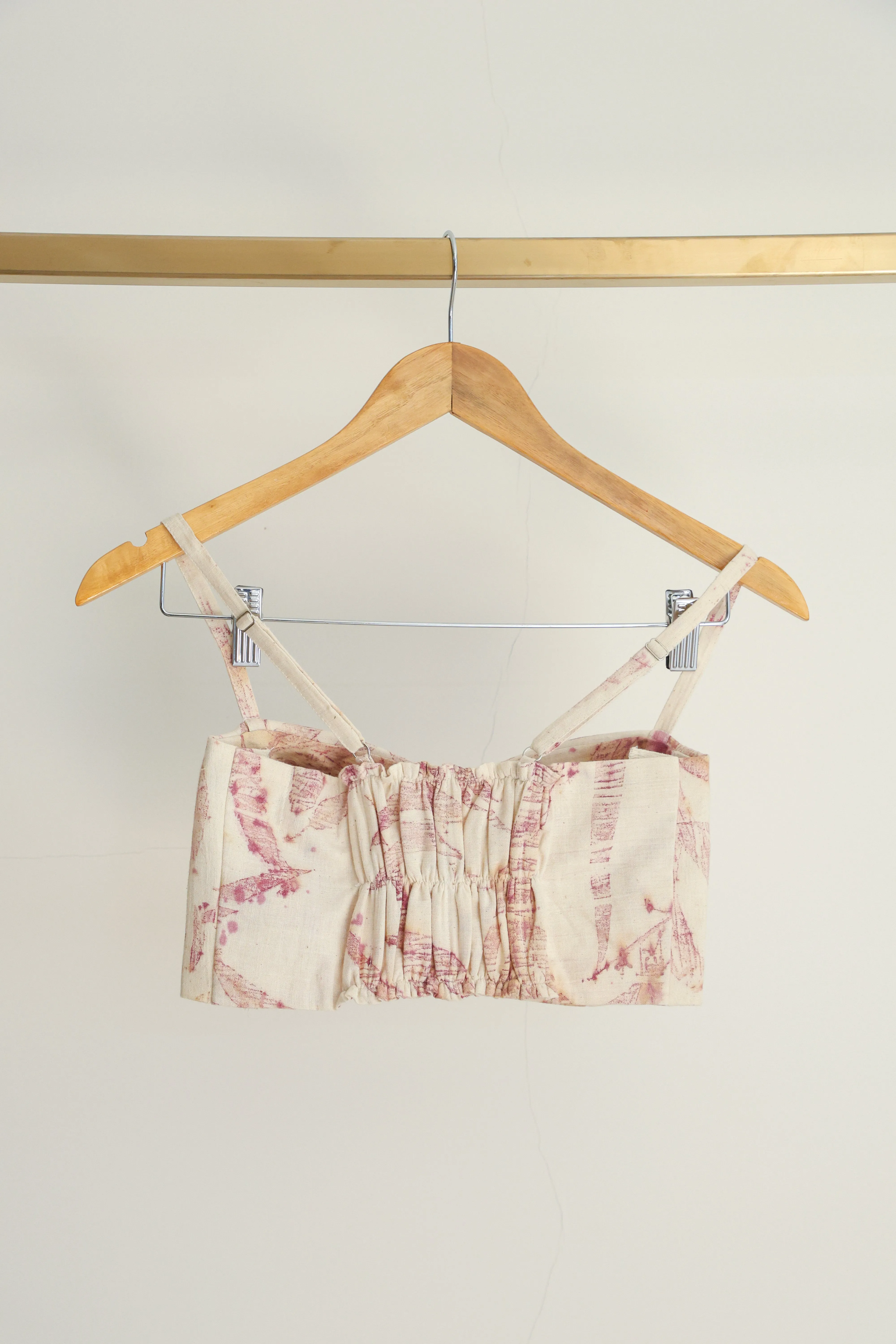 Pink Foliage Bralette