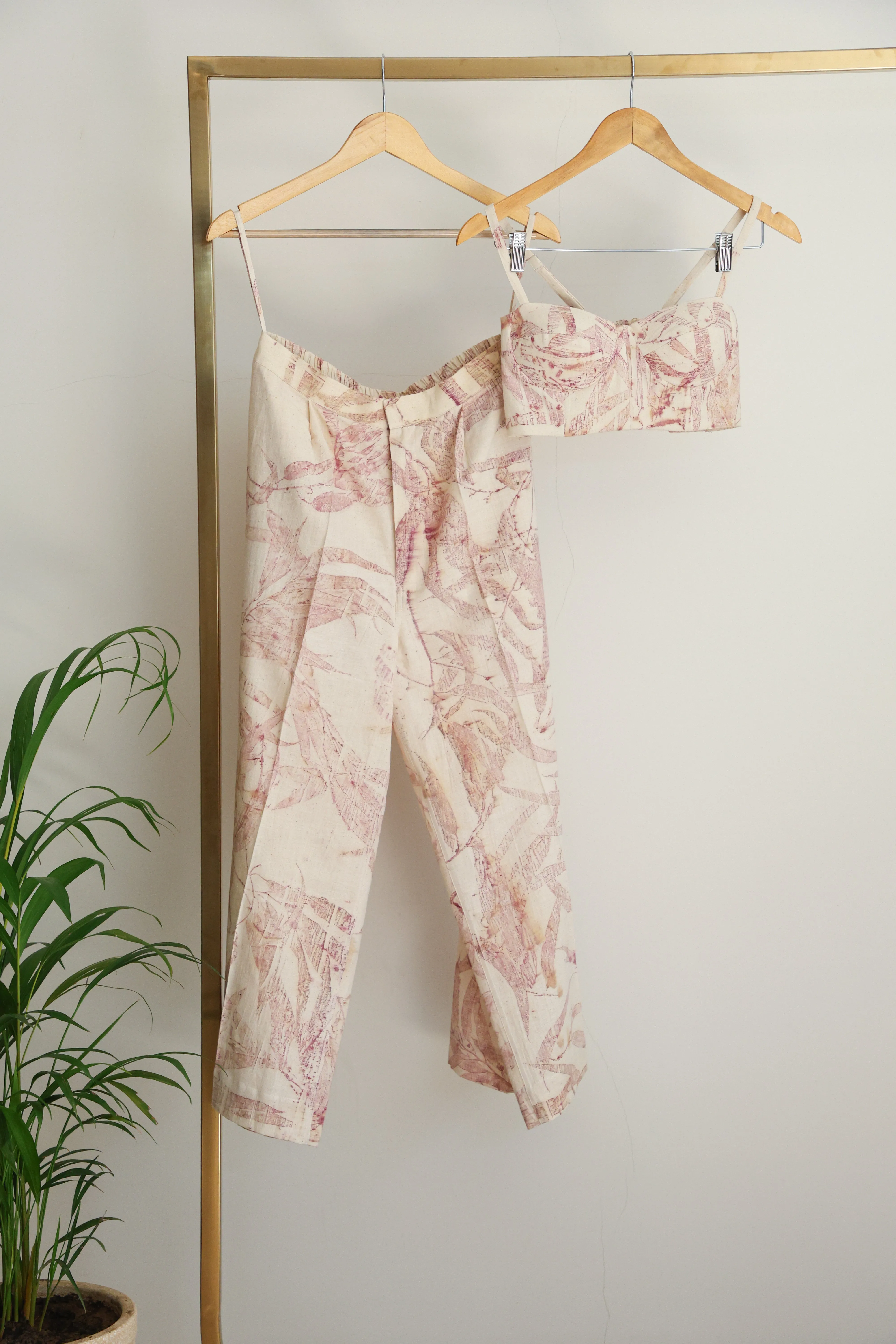 Pink Foliage Bralette