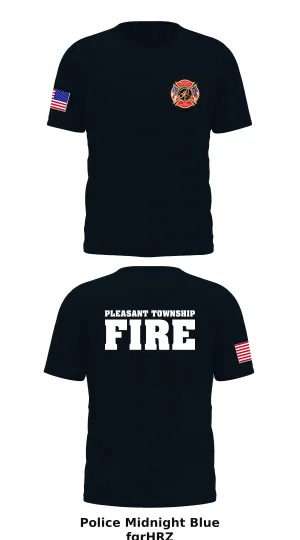 Pleasant Township Fire Department  Store 1 Core Men's SS Performance Tee - fgrHRZ