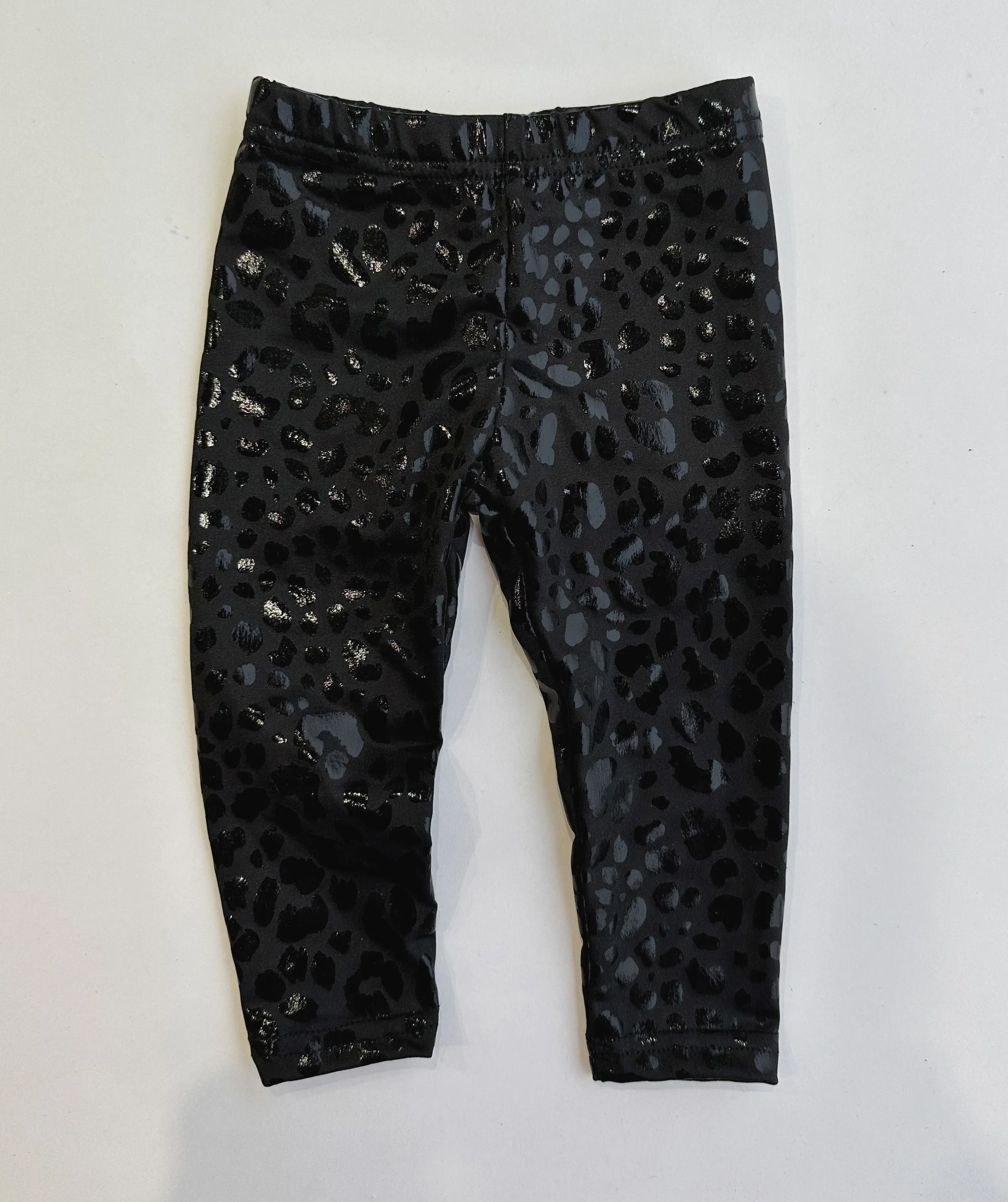 pleather leopard leggings