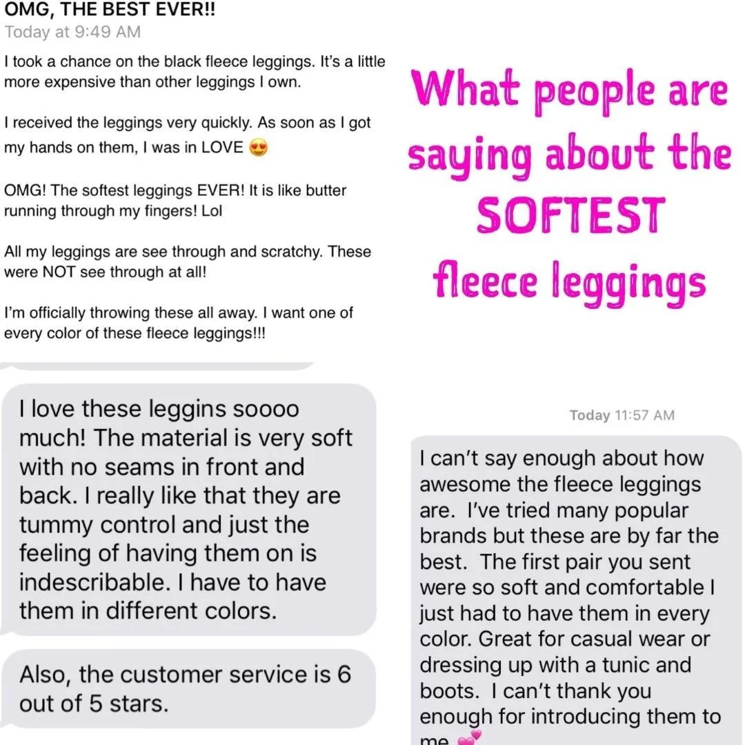 Plum High Rise Tummy Control Fleece Leggings - OS