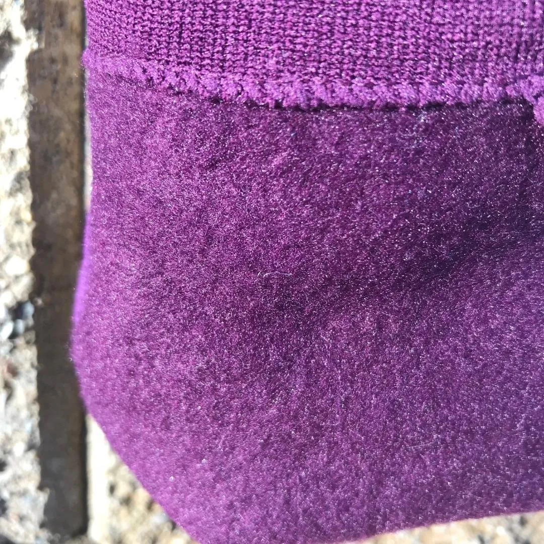 Plum High Rise Tummy Control Fleece Leggings - OS
