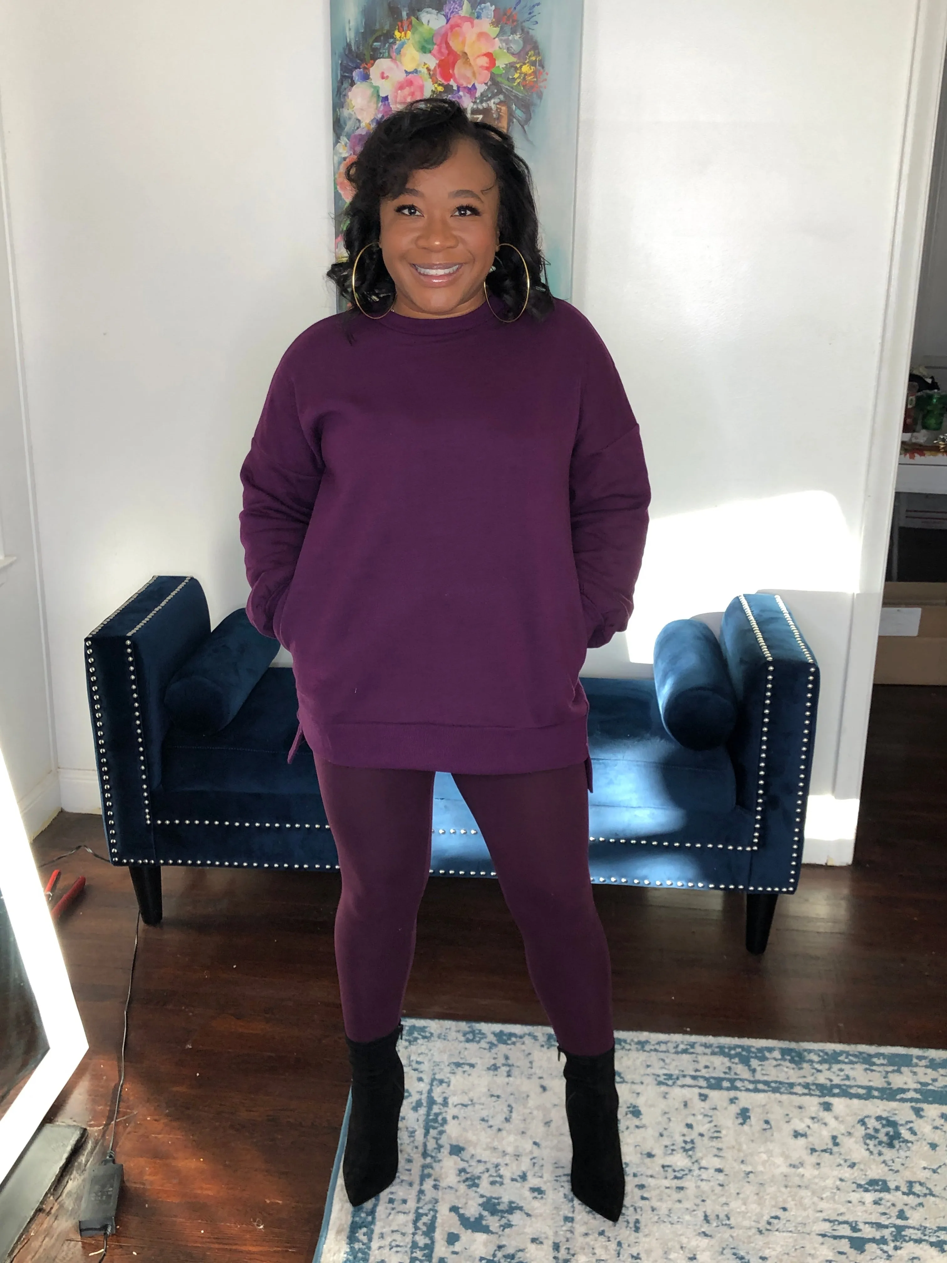 Plum legging Set