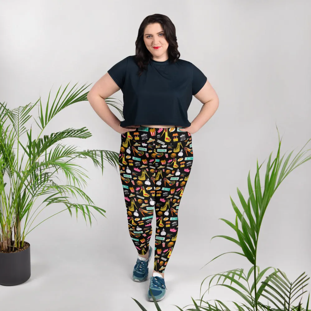 Plus Size Leggings 'Pop Princess'